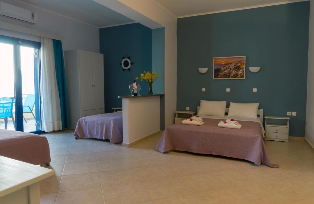Hotel Loukas Vrachos Paralia Vrachou Bagian luar foto