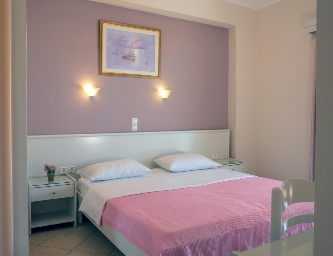 Hotel Loukas Vrachos Paralia Vrachou Bagian luar foto
