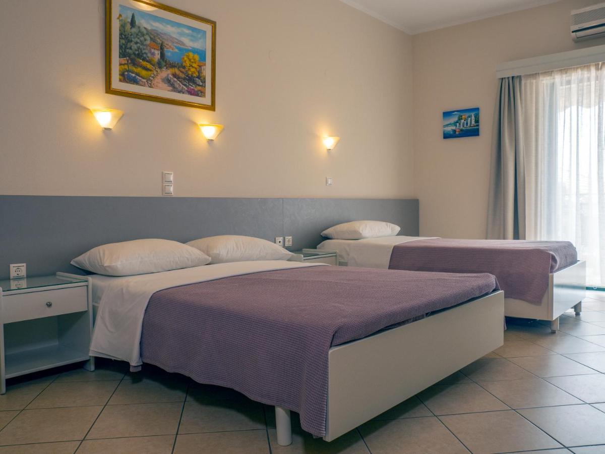 Hotel Loukas Vrachos Paralia Vrachou Bagian luar foto