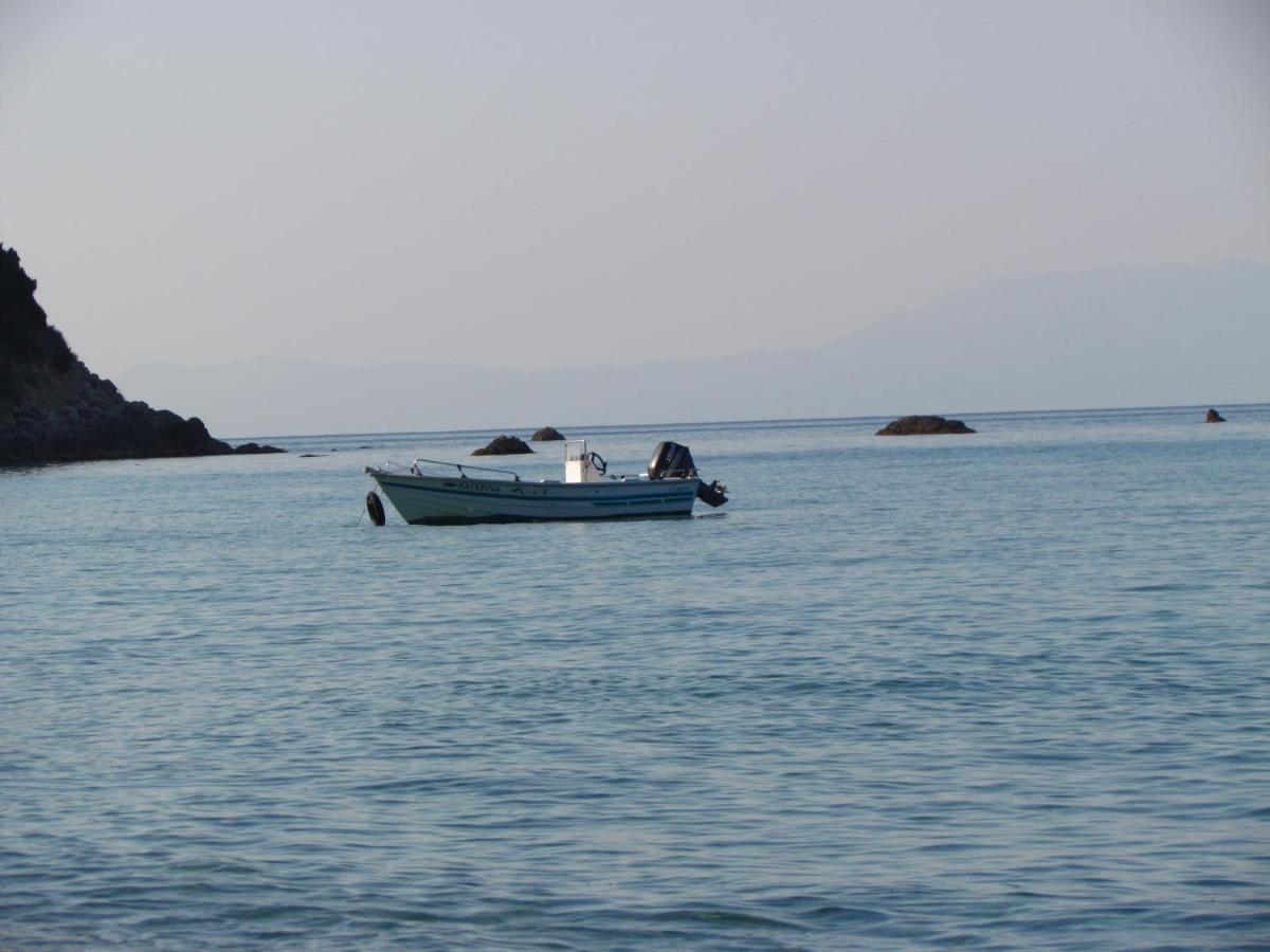 Hotel Loukas Vrachos Paralia Vrachou Bagian luar foto